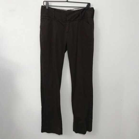 Old Navy Stretch Brown dress pants trousers size 8 - Picture 4 of 9